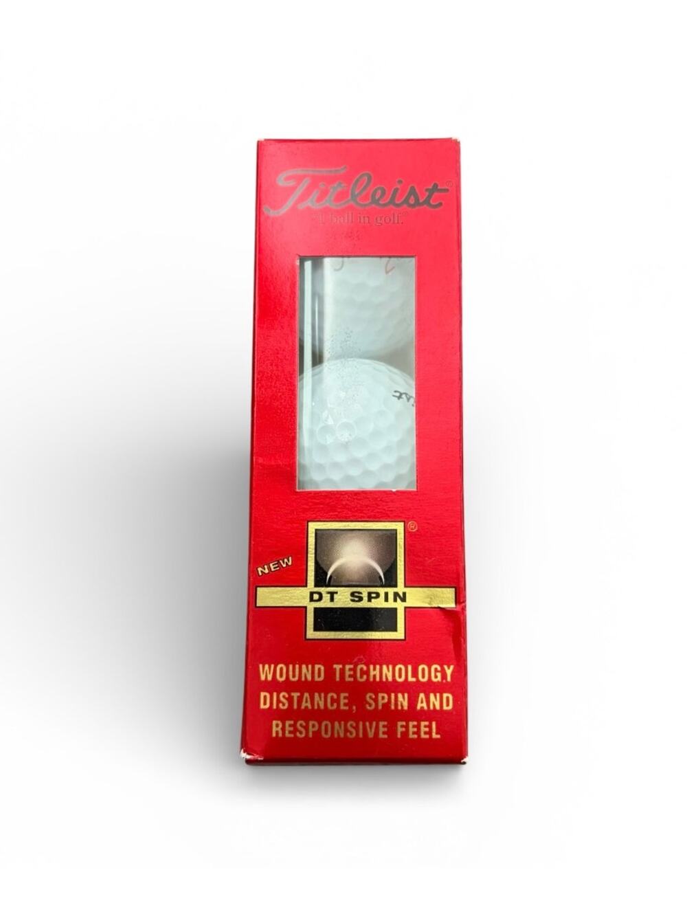 Titleist Dt Spin Three (3) Pack of Golf Balls New Wound Technology
